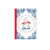 Notizhefte DIN A6 - Birds & Tiles blue