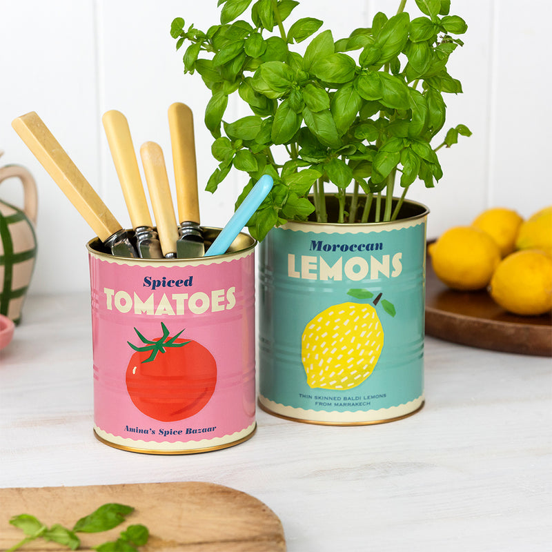 2er Set retro Aufbewahrungsdosen LEMON / TOMATO big – OKOMOi