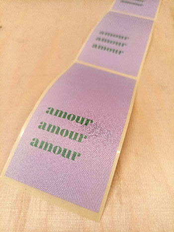 5 Sticker - amour amour amour