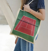 Lustige Jutetasche als Geschenk einkaufstasche für Tennis spieler
