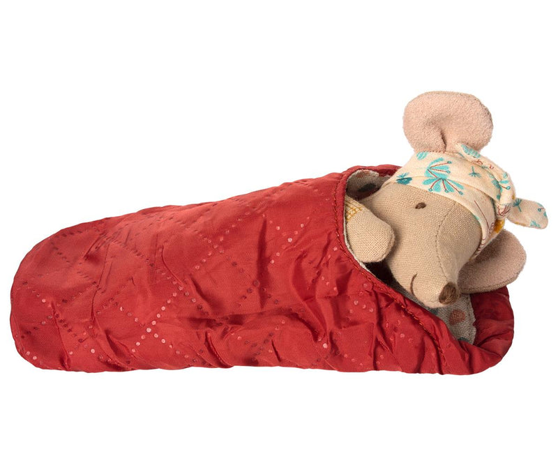 Große Mäuseschwester Wandermaus mit Schlafsack – OKOMOi