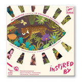 Rubbelbilder UNBEFANGEN inspiriert von Rousseau (Djeco)