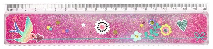 Flowers & Friends Lineal Glitterzauber FLOATING GLITZER