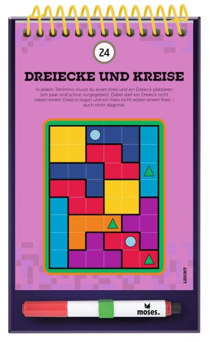 Tetris™-Rätselblock - 50 knifflige Knobeleien