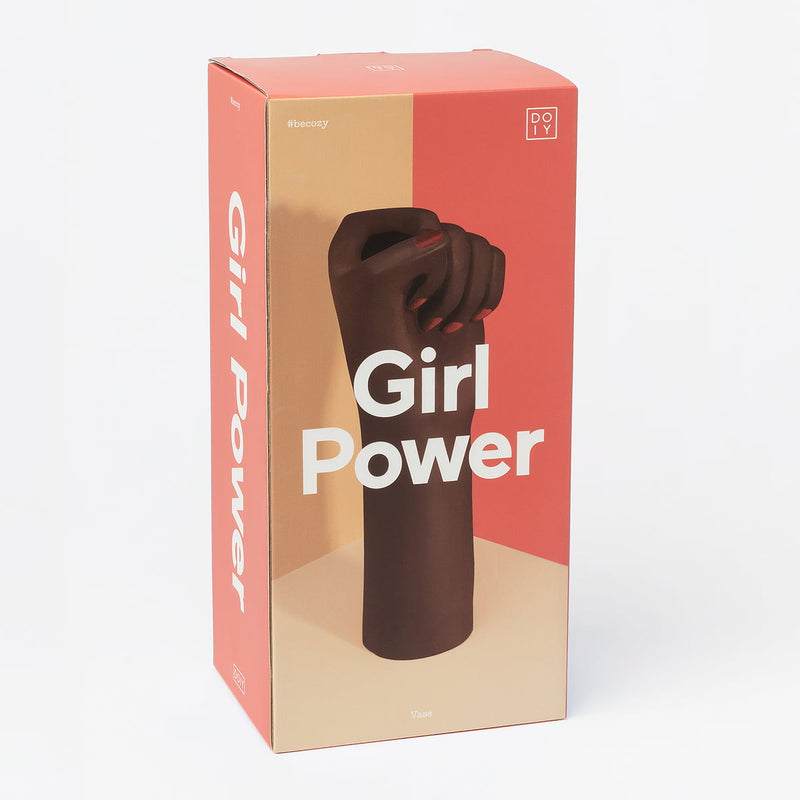 GIRLPOWER Feminist Vase BLACK