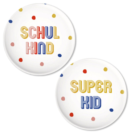 Button SCHULKIND / SUPERKID