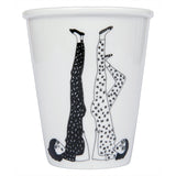 Illustrierter Keramik Becher YOGA GIRLS